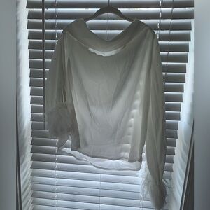 Off the shoulder white top - NEVER WORN